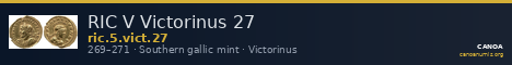 RIC V Victorinus 27 — CANOA
