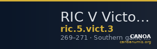 RIC V Victorinus 3 — CANOA