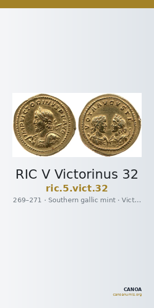 RIC V Victorinus 32 — CANOA