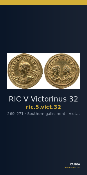 RIC V Victorinus 32 — CANOA