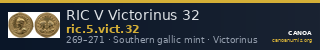 RIC V Victorinus 32 — CANOA
