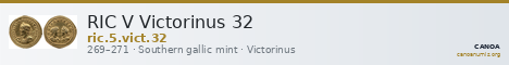 RIC V Victorinus 32 — CANOA