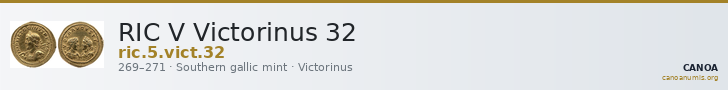 RIC V Victorinus 32 — CANOA