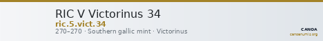 RIC V Victorinus 34 — CANOA