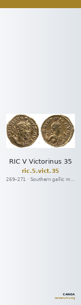 RIC V Victorinus 35 — CANOA