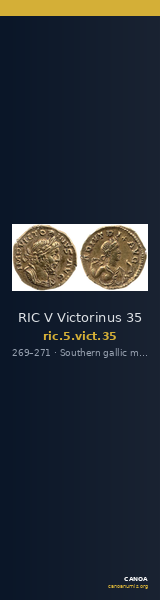 RIC V Victorinus 35 — CANOA