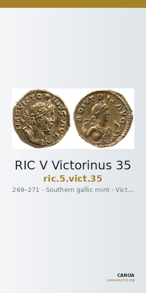 RIC V Victorinus 35 — CANOA