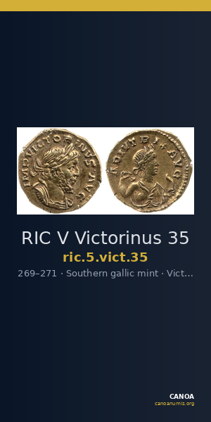 RIC V Victorinus 35 — CANOA