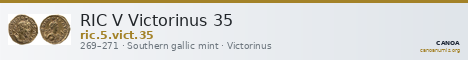 RIC V Victorinus 35 — CANOA