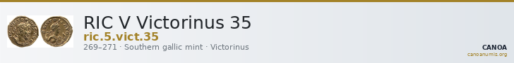 RIC V Victorinus 35 — CANOA