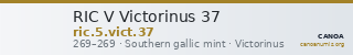 RIC V Victorinus 37 — CANOA