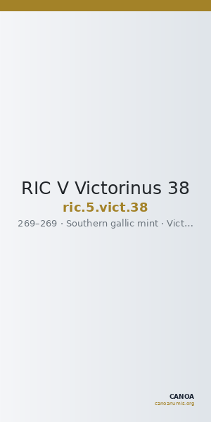 RIC V Victorinus 38 — CANOA