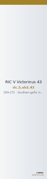 RIC V Victorinus 43 — CANOA