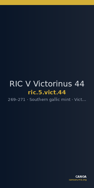 RIC V Victorinus 44 — CANOA