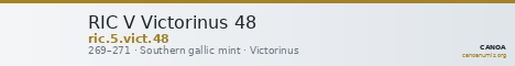 RIC V Victorinus 48 — CANOA