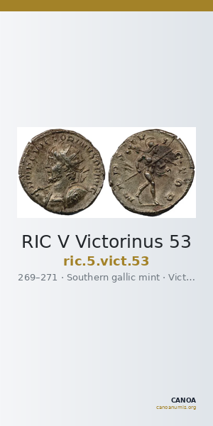 RIC V Victorinus 53 — CANOA
