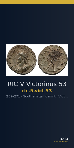 RIC V Victorinus 53 — CANOA