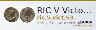 RIC V Victorinus 53 — CANOA