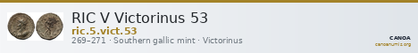 RIC V Victorinus 53 — CANOA