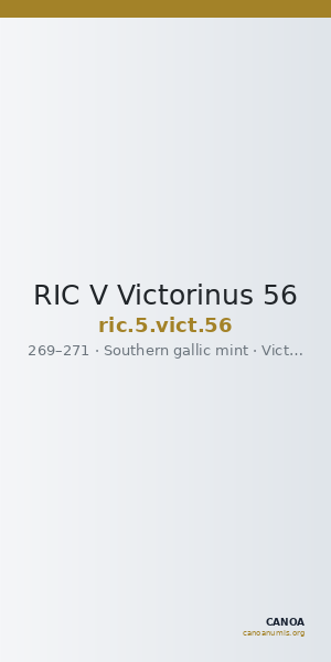 RIC V Victorinus 56 — CANOA