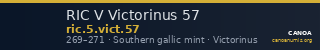 RIC V Victorinus 57 — CANOA