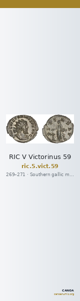 RIC V Victorinus 59 — CANOA
