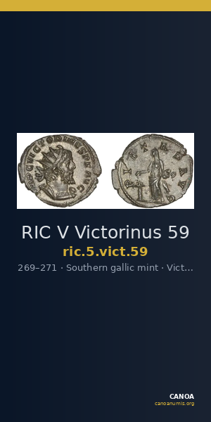 RIC V Victorinus 59 — CANOA