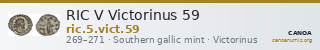 RIC V Victorinus 59 — CANOA