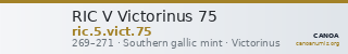 RIC V Victorinus 75 — CANOA