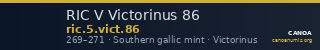 RIC V Victorinus 86 — CANOA