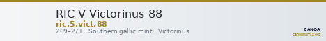 RIC V Victorinus 88 — CANOA