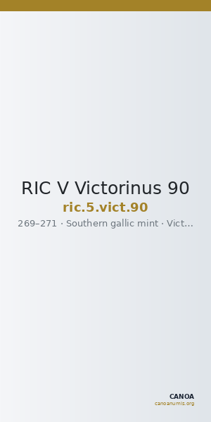 RIC V Victorinus 90 — CANOA