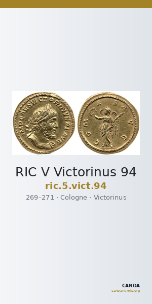 RIC V Victorinus 94 — CANOA