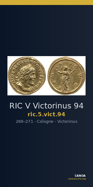 RIC V Victorinus 94 — CANOA