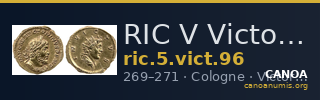 RIC V Victorinus 96 — CANOA
