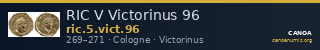 RIC V Victorinus 96 — CANOA