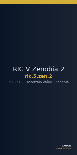 RIC V Zenobia 2 — CANOA