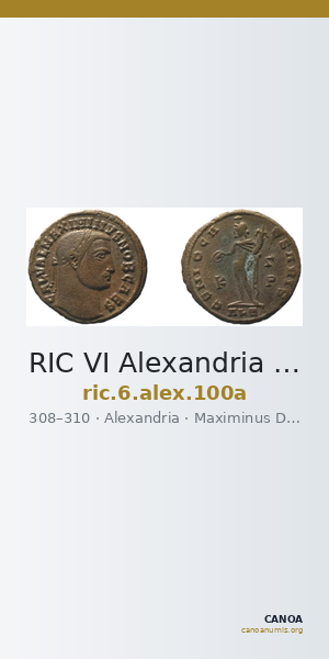 RIC VI Alexandria 100a — CANOA