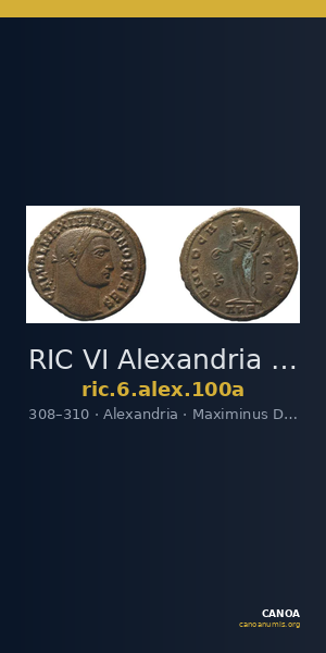 RIC VI Alexandria 100a — CANOA