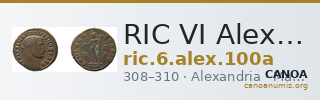 RIC VI Alexandria 100a — CANOA