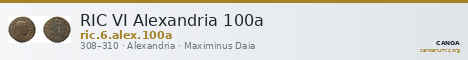 RIC VI Alexandria 100a — CANOA