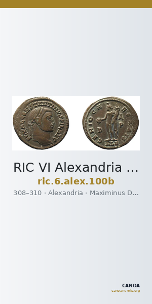 RIC VI Alexandria 100b — CANOA