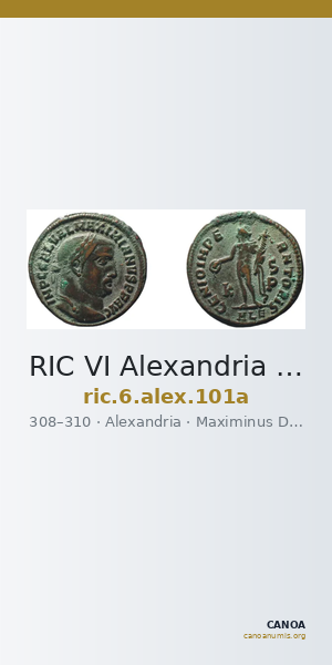 RIC VI Alexandria 101a — CANOA