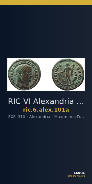 RIC VI Alexandria 101a — CANOA
