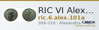 RIC VI Alexandria 101a — CANOA