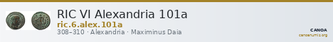 RIC VI Alexandria 101a — CANOA