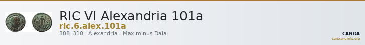 RIC VI Alexandria 101a — CANOA