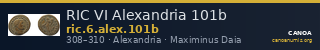RIC VI Alexandria 101b — CANOA