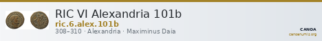 RIC VI Alexandria 101b — CANOA