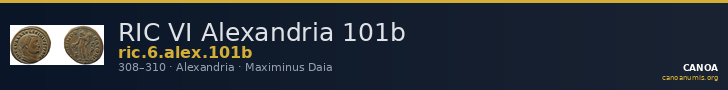 RIC VI Alexandria 101b — CANOA